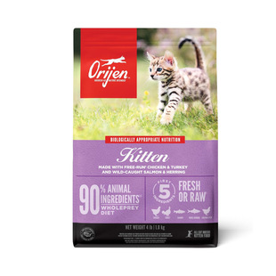 美国直邮 ORIJEN Dry Kitten Food 幼小猫无谷物高蛋白营养干猫粮