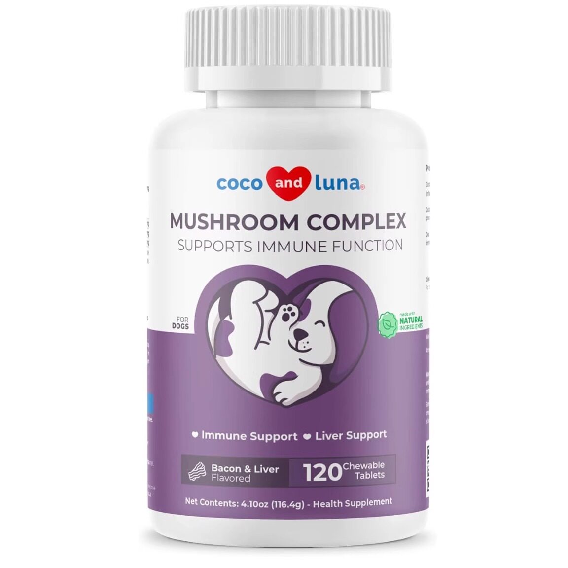 美国直邮 Coco and Luna Mushroom Complex 狗用蘑菇复合物补剂