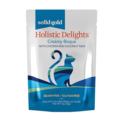 美国直邮 Solid Gold Wet Cat Food Pouches营养袋装无颗粒湿猫粮