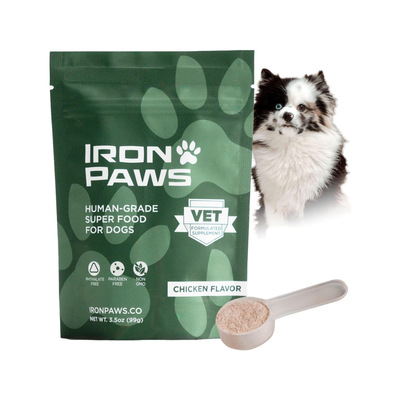 美国直邮 Iron Paws Human-Grade Superfood For Dogs 狗绿色补剂