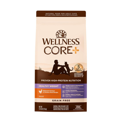 美国直邮Wellness CORE+Healthy Weight Cat无谷物体重管理干猫粮