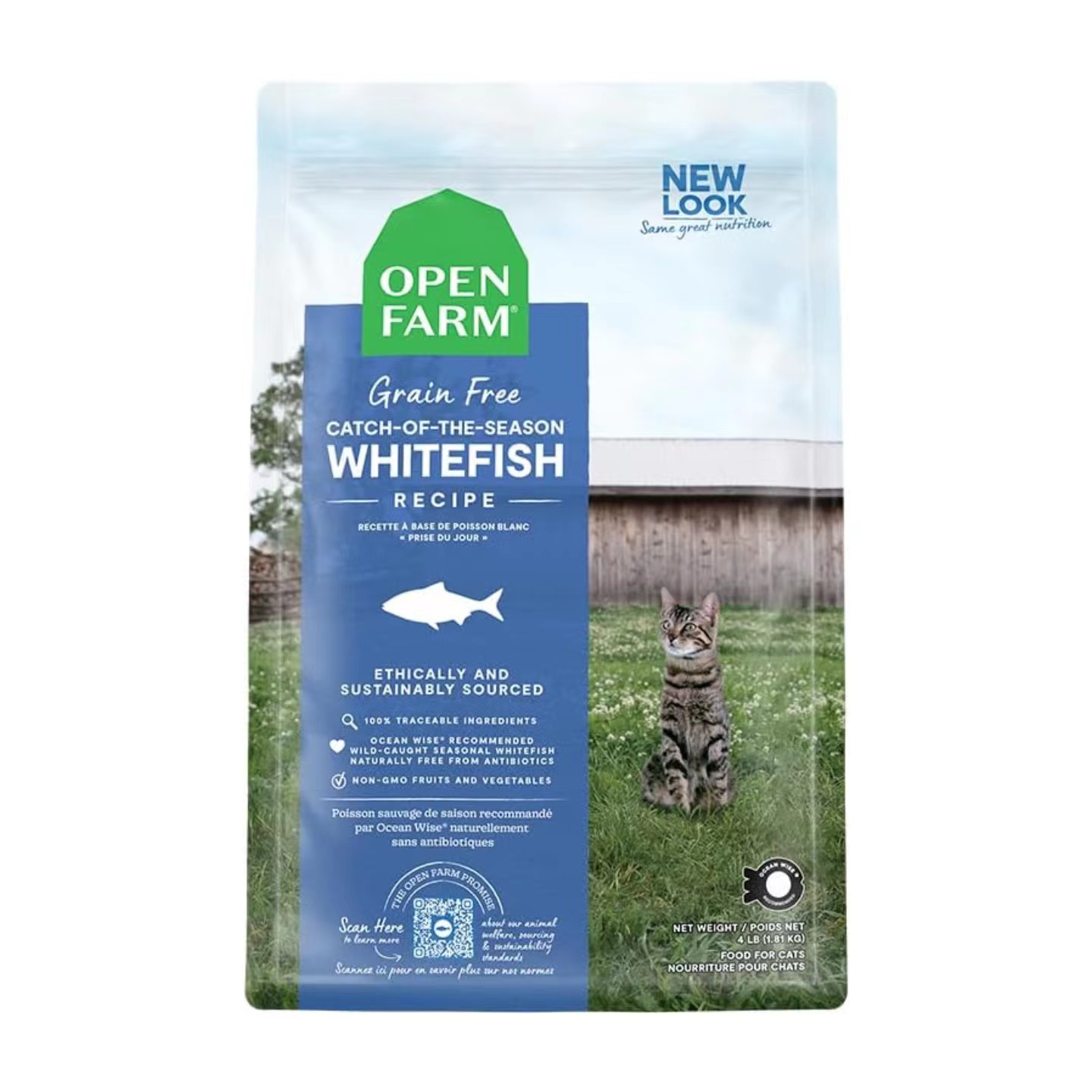 美国直邮 Open Farm Organic Cat Food 100%无谷物有机猫粮无防腐