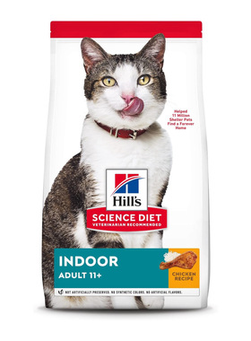 美国直邮Hill's Science Diet Dry Cat Food 老年干猫粮适合11岁+