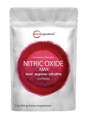 美国直邮MicroIngredients Max Nitric Oxide Supplement甜菜根粉