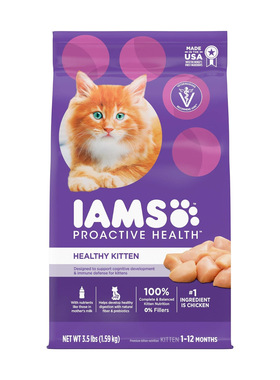美国直邮 IAMS PROACTIVE HEALTH Healthy Kitten Cat 幼猫干猫粮
