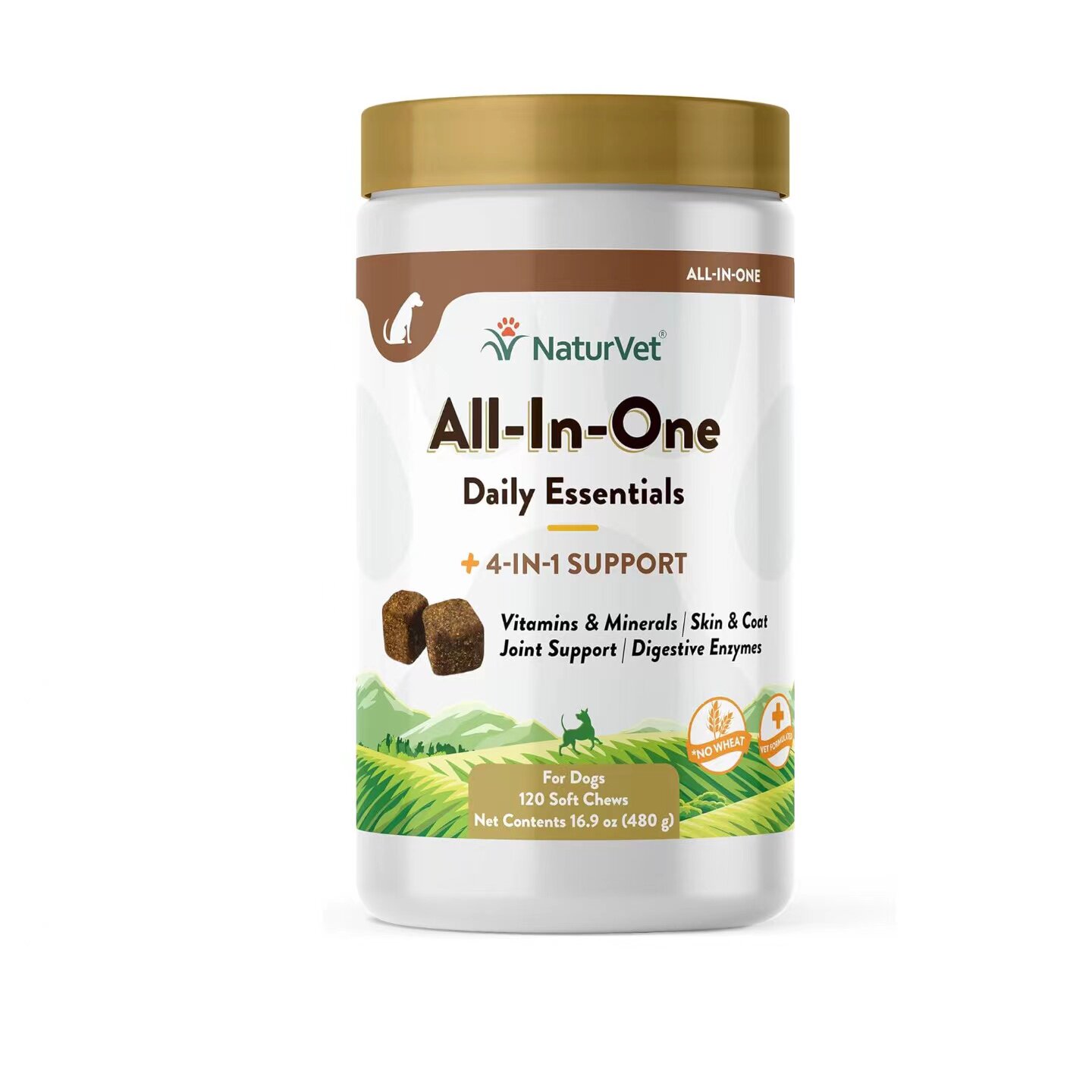 美国直邮 NaturVet All-in-One Dog Supplement 多功能一体狗补剂