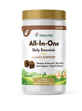 美国直邮 NaturVet All-in-One Dog Supplement 多功能一体狗补剂