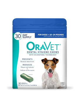 美国直邮 ORAVET Dental Chews for Dogs 狗用口腔护理和卫生咀嚼