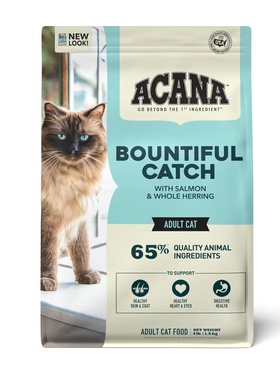 美国直邮 ACANA Bountiful Catch Dry Cat Food 优质成年干猫粮