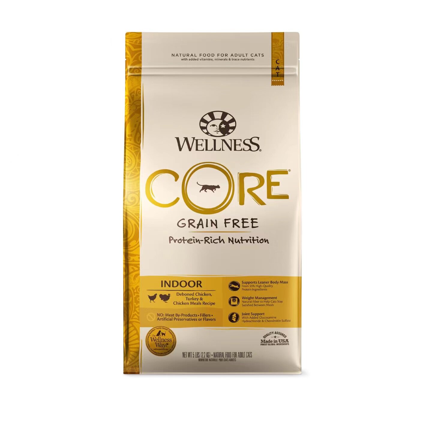 美国直邮 Wellness CORE Dry Cat Food无谷物干猫粮全身健康支持