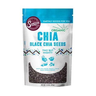 Raw 有机生黑奇亚籽 Foods 美国直邮 Organic Seeds Suncore Chia