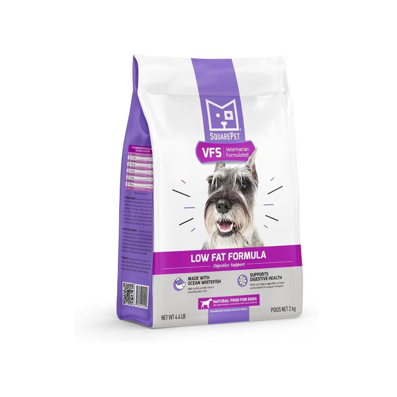 美国直邮 SquarePet Low Fat Dry Dog Food 低脂高消化率干狗粮