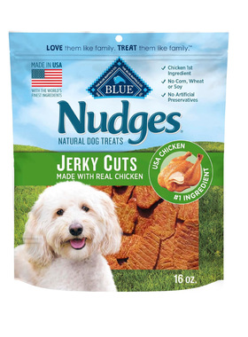 美国直邮Blue Buffalo Nudges Jerky Bites Dog Treats狗肉干零食