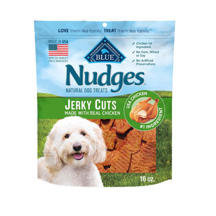 美国直邮Blue Buffalo Nudges Jerky Bites Dog Treats狗肉干零食