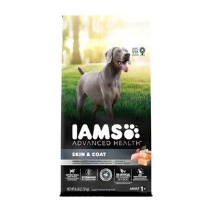 Health Skin 美国直邮 dog Advanced Coat food成年干狗粮 IAMS