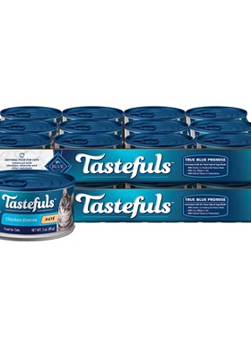 美国直邮 Blue Buffalo Tastefuls Wet Cat Food 天然Pate湿猫粮