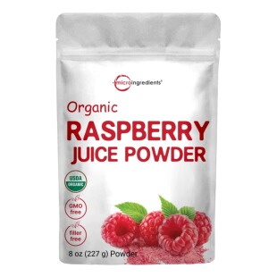 美国直邮MicroIngredients Freeze Raspberry 有机冻干树莓果汁粉