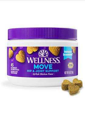 美国直邮 Wellness Hip & Joint Health 狗髋关节健康补剂软咀嚼