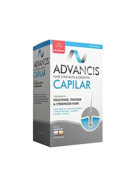 美国直邮 ADVANCIS Capilar STRONGER HAIR 健康强壮头发营养补剂