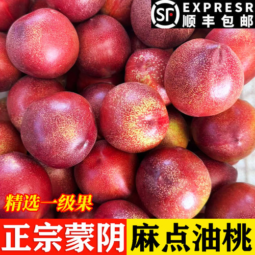 山东蒙阴麻点红油桃现摘脆甜黄心