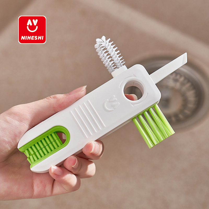 专利产品四合一杯盖刷硅胶折叠