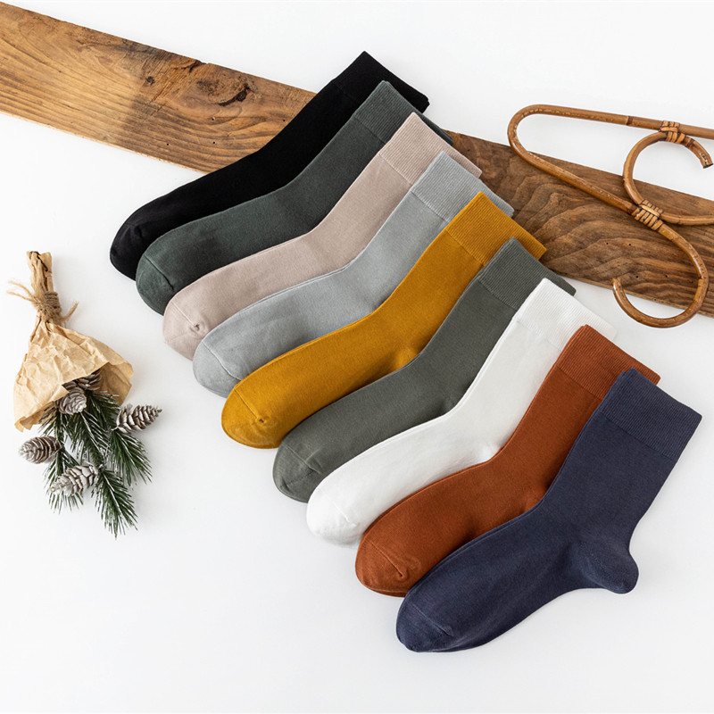 T5970人手十双！吸汗透气~秋冬纯色简约百搭棉质保暖长筒袜男女袜,女士内衣/男士内衣/家居服,长筒袜,淘宝优惠券,粉丝福利购,淘宝优惠卷