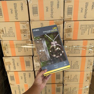 过年氛围感！6只装！客厅庭院装饰挂灯温馨暖光球LED插电灯泡灯串