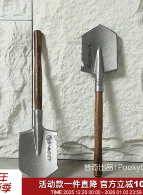 日本金字锹！外贸高品！高频淬火锰钢青钢木手柄铁锹露营铲工兵锹