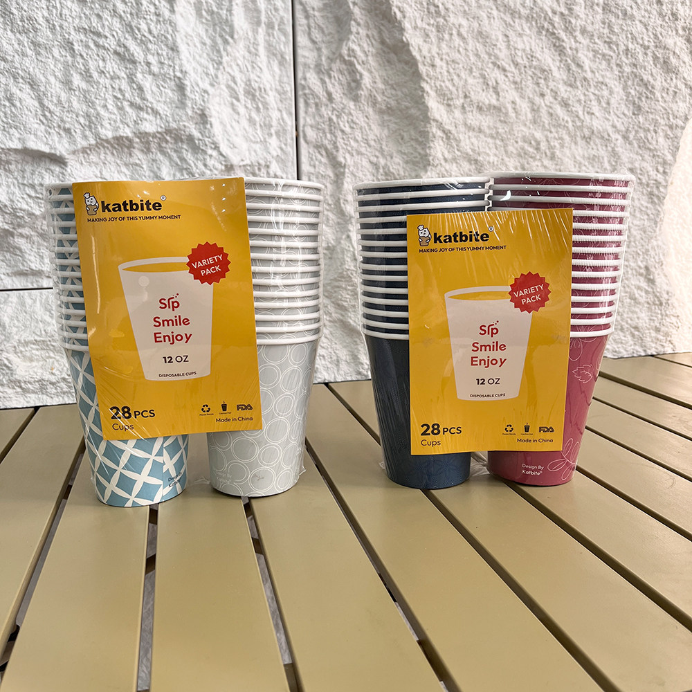 多囤点！出老美沃超！双层加厚纸杯防漏热饮家用一次性纸杯28只装,餐饮具,便携/折叠水杯,淘宝优惠券,粉丝福利购,淘宝优惠卷