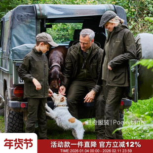 太生猛!北欧专业狩猎全压胶防水透湿春秋男士猎装冲锋衣连帽夹克