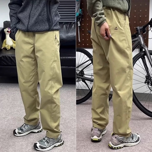 三角系列！山系机能风！轻量防风透气秋男户外宽松直筒休闲裤长裤
