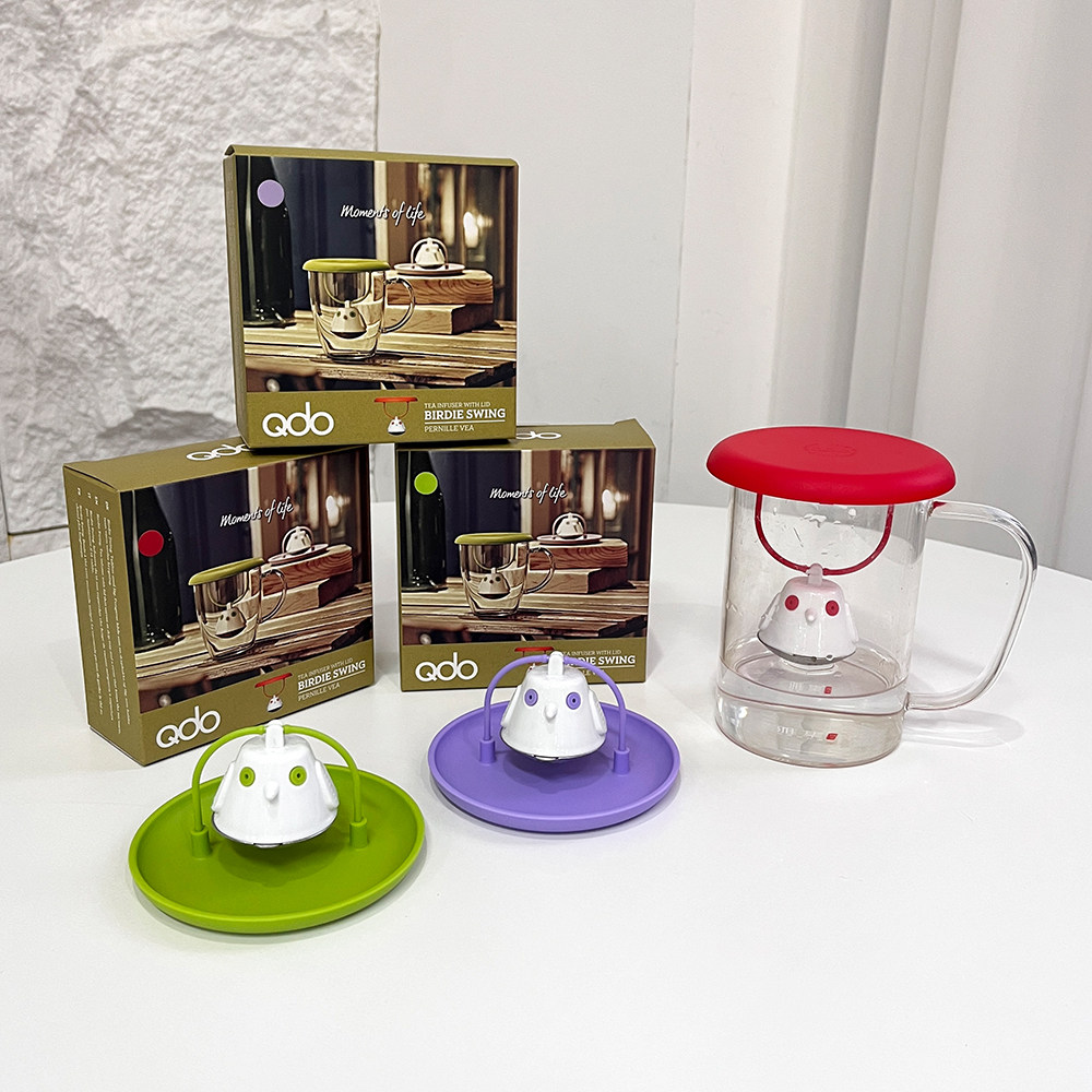 小精致！北欧设计师！悬挂小鸟造型家用过滤茶叶杯盖不锈钢茶滤,餐饮具,茶滤,淘宝优惠券,粉丝福利购,淘宝优惠卷