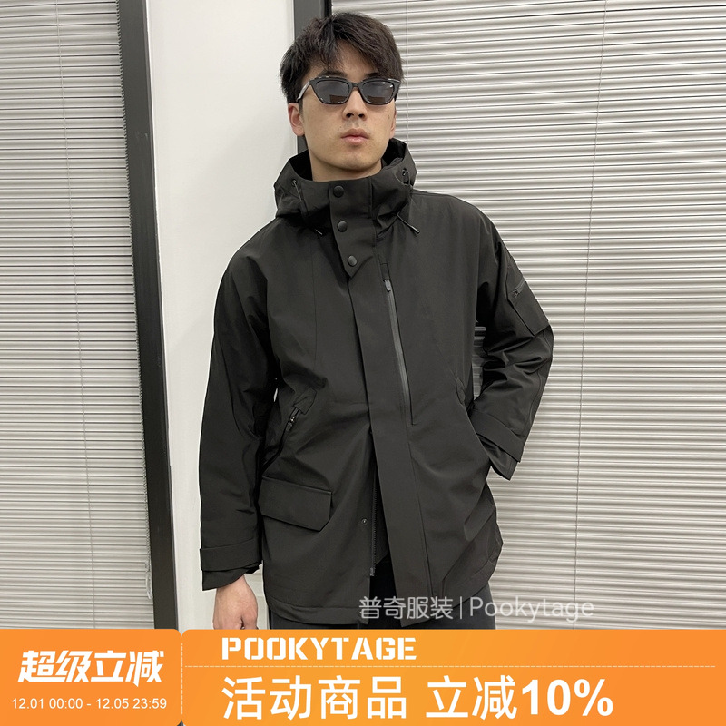 防风防水保暖压胶YKK拉链夹克