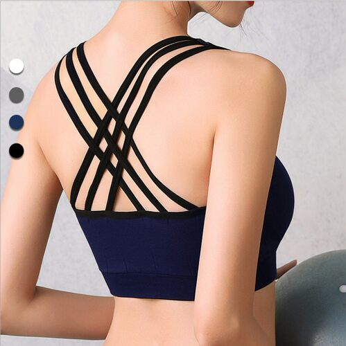 YOGA Sport Clothes Crop Top Vest Running Bra高强度运动内衣