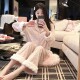 Women Pajamas睡衣女秋冬加厚家居服双面绒 Gown Sleepwear Night