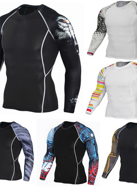 Men Shirts Gym Workout T-shirt Quick Dry Undershirts Tops