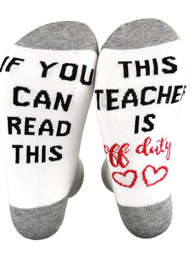 3 pairs男女袜Funny Nurse Teacher Christmas Gifts Crew Socks