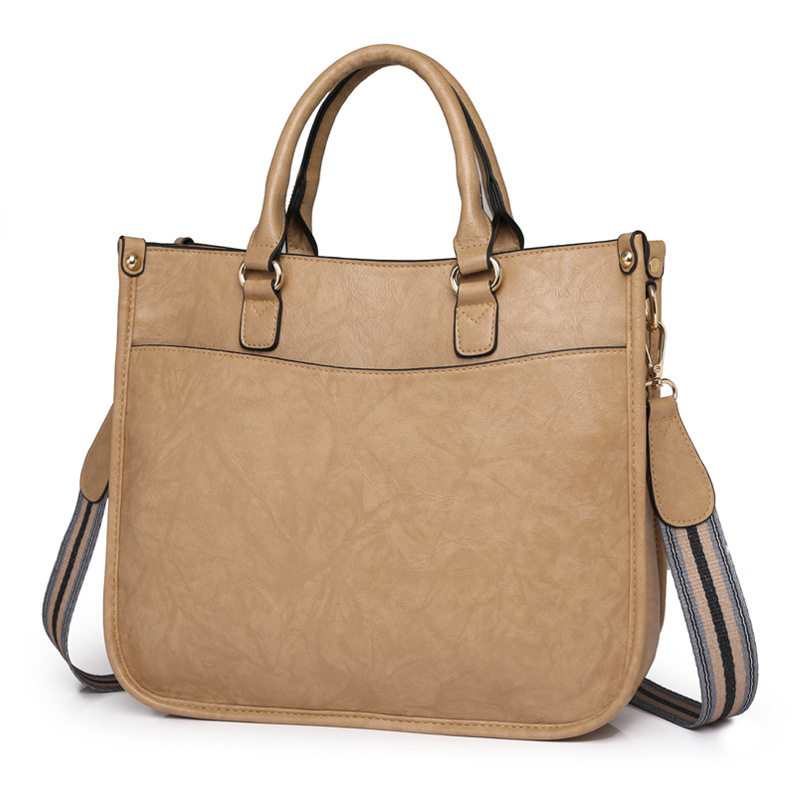 休闲复古手提包女士公文包单肩斜挎包Women Shoulder Bag School