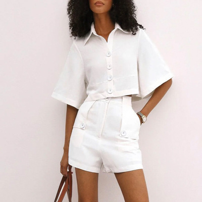 Women Clothes Sets Top+Short Pants女装时尚休闲套装短裤两件套