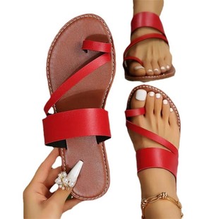 Size 43 woman shoes summer flat sandals Flip Flops Beach拖鞋
