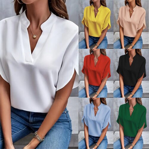 Women Shirts Tops Tees Summer Girl Clothes休闲宽松衬衫上衣女