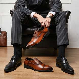 Men Formal Shoes Male Business Oxfords Footwear商务男鞋正装
