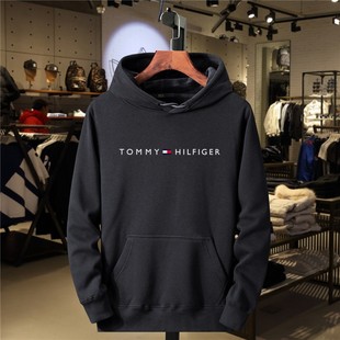 Men Sweater Hooded Fashion Print Outwear抓绒男士连帽卫衣潮牌