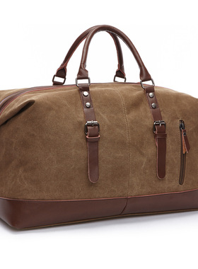 Travel Bag Large Capacity 旅行包户外行李包大容量男女休闲帆布