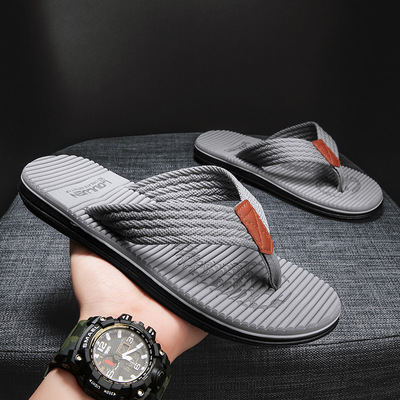 Men Summer Flipflops Slippers Shoes Home Flip Flop夏沙滩拖鞋