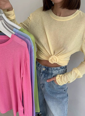 Women Summer TEES T-Shirt Summer Tops Loose宽松气质打底衫T恤