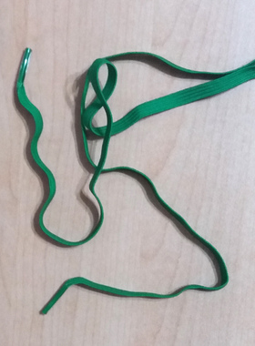 10条 气切雾化氧气面罩绑带绳/喷雾吸氧绿色固定带松紧带 65/40cm