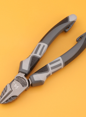 日本釰牌福冈工业级斜口钳6寸斜嘴钳子电工剪线钳FO-1055