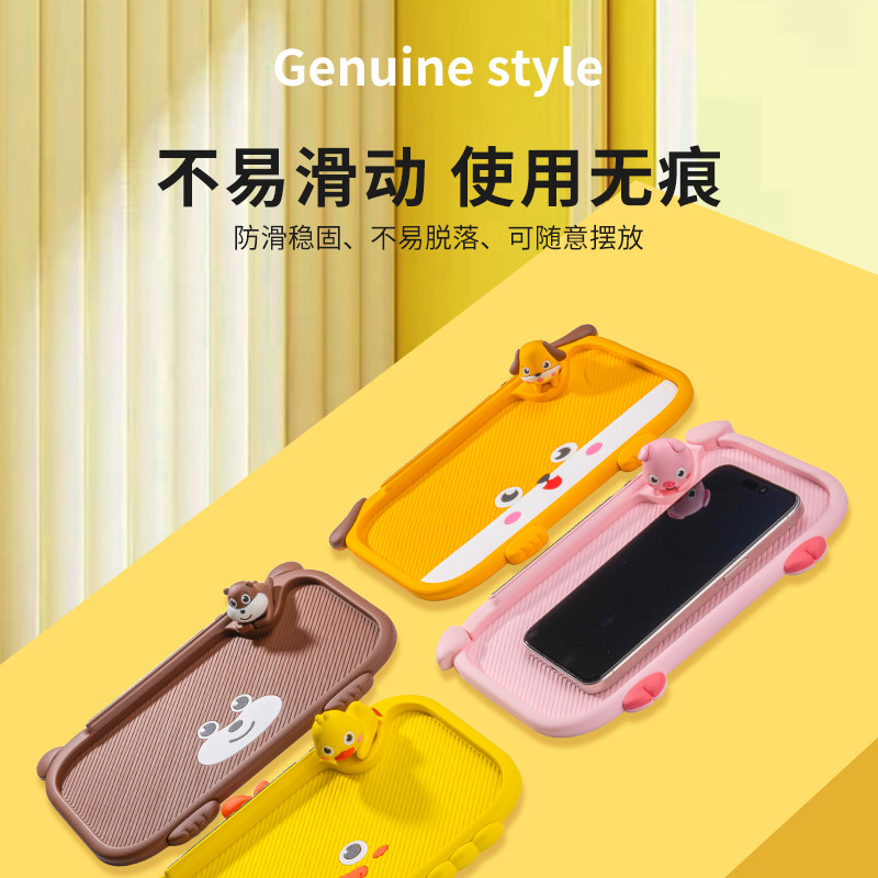 汽车车载防滑垫车用防晒垫哆啦A梦车内仪表盘手机摆件置物垫内饰
