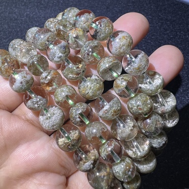 翠幽灵共生优等喜马拉雅特别幽灵仅5条手链手串凯溪的水晶推荐